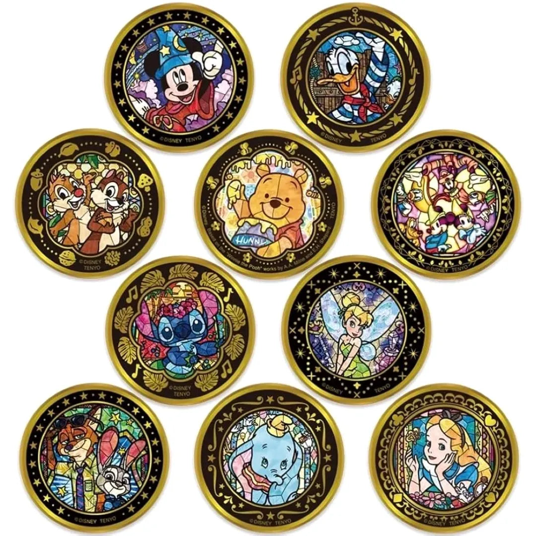 DISNEY-GOLD-PLATED-BADGE-BLIND-CLASSIC
