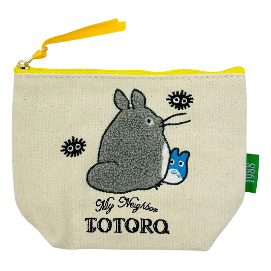 STUDIO GHIBLI: MY NEIGHBOR TOTORO - EMBROIDERED ZIP POUCH