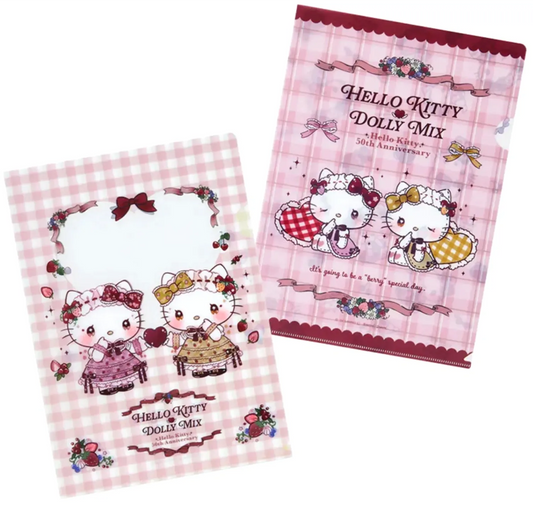 SANRIO-HELLO-KITTY-DOLLY-MIX-CLEAR-FILES