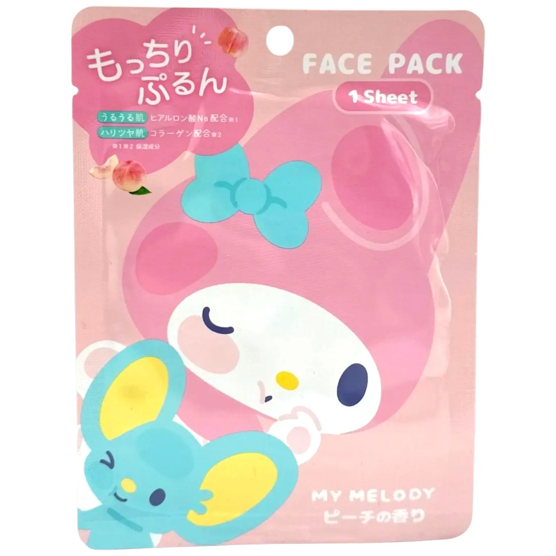 SANRIO-FACE-MASK-MY-MELODY-PEACH