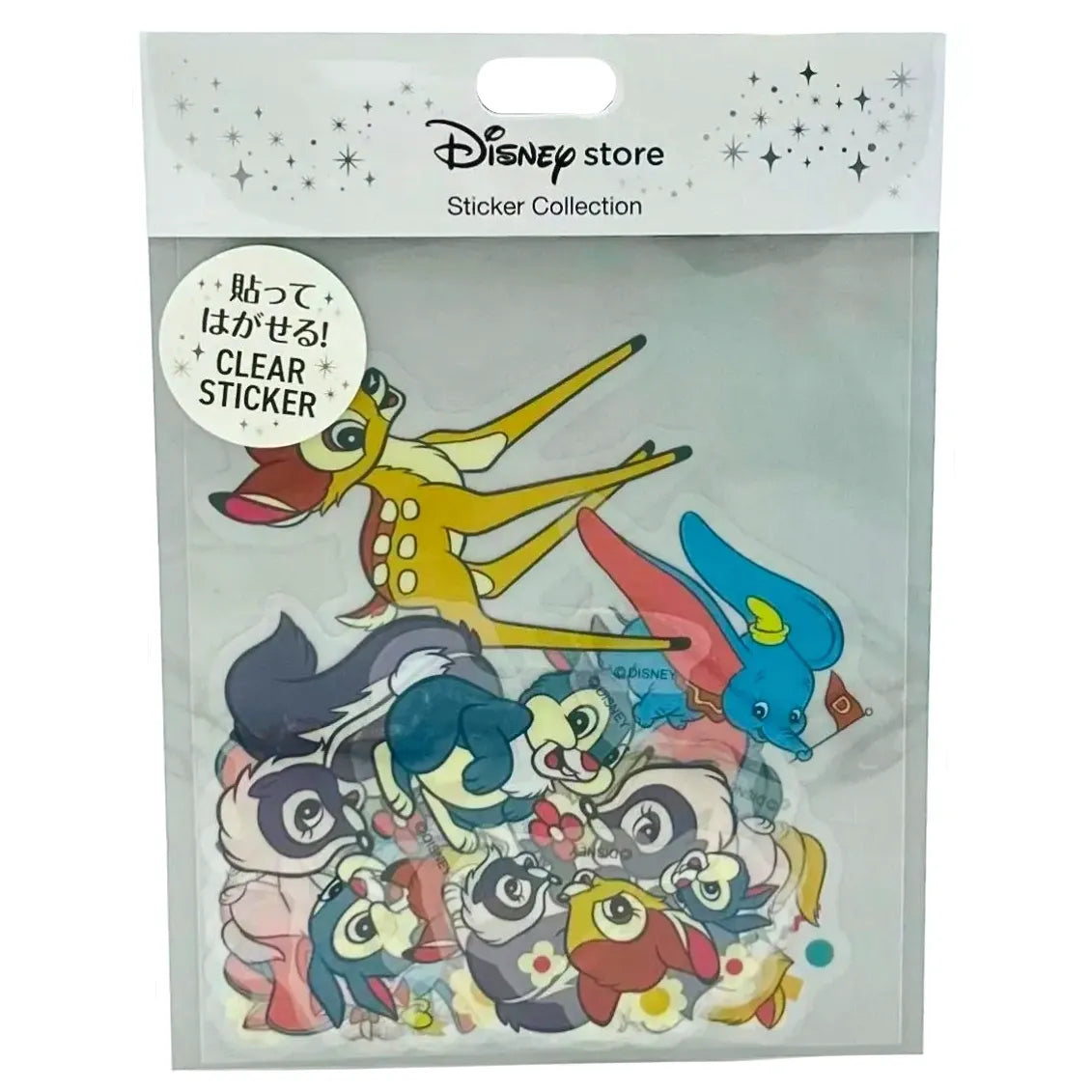 DISNEY-JAPAN-STORE-CLEAR-STICKERS-CLASSIC-DISNEY