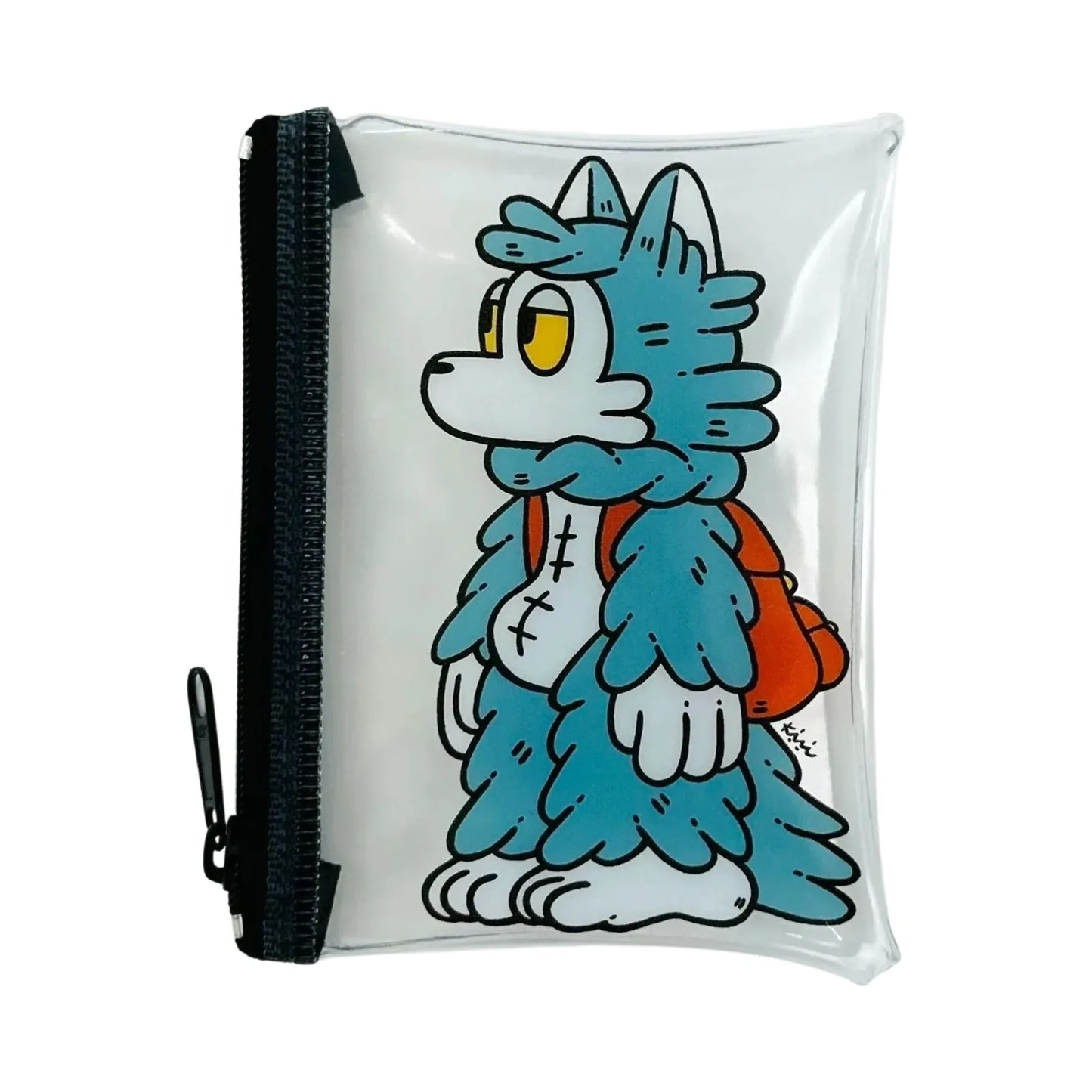 ARAI KIRIKO: ZIP POUCH - WOLF-KUN