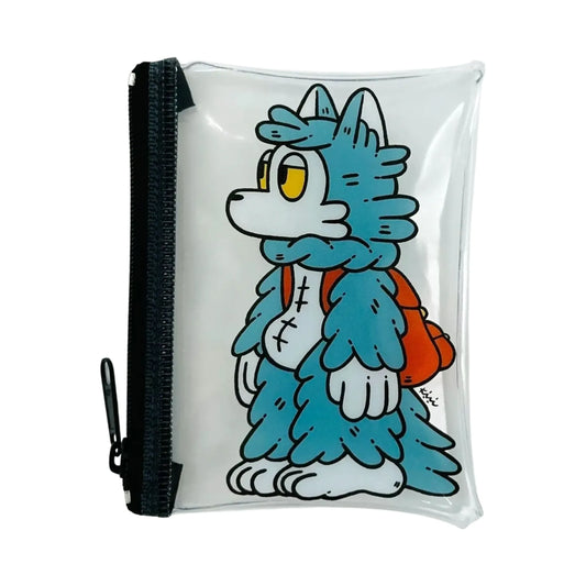 ARAI KIRIKO: ZIP POUCH - WOLF-KUN