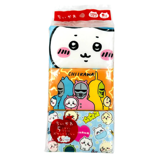 CHIIKAWA: TISSUES 6PK (RED)
