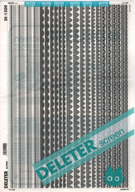 DELETER SCREEN: SE-1200
