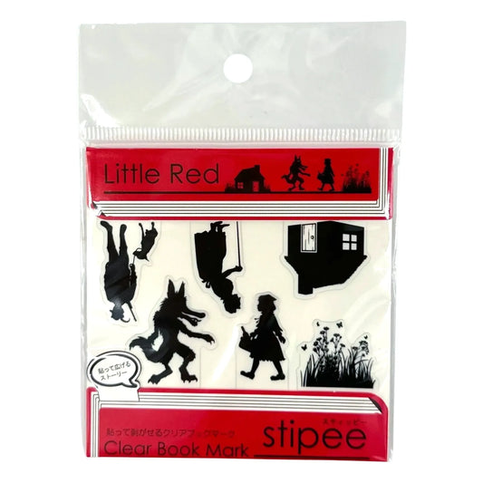 STIPEE: LITTLE RED - CLEAR BOOKMARKS