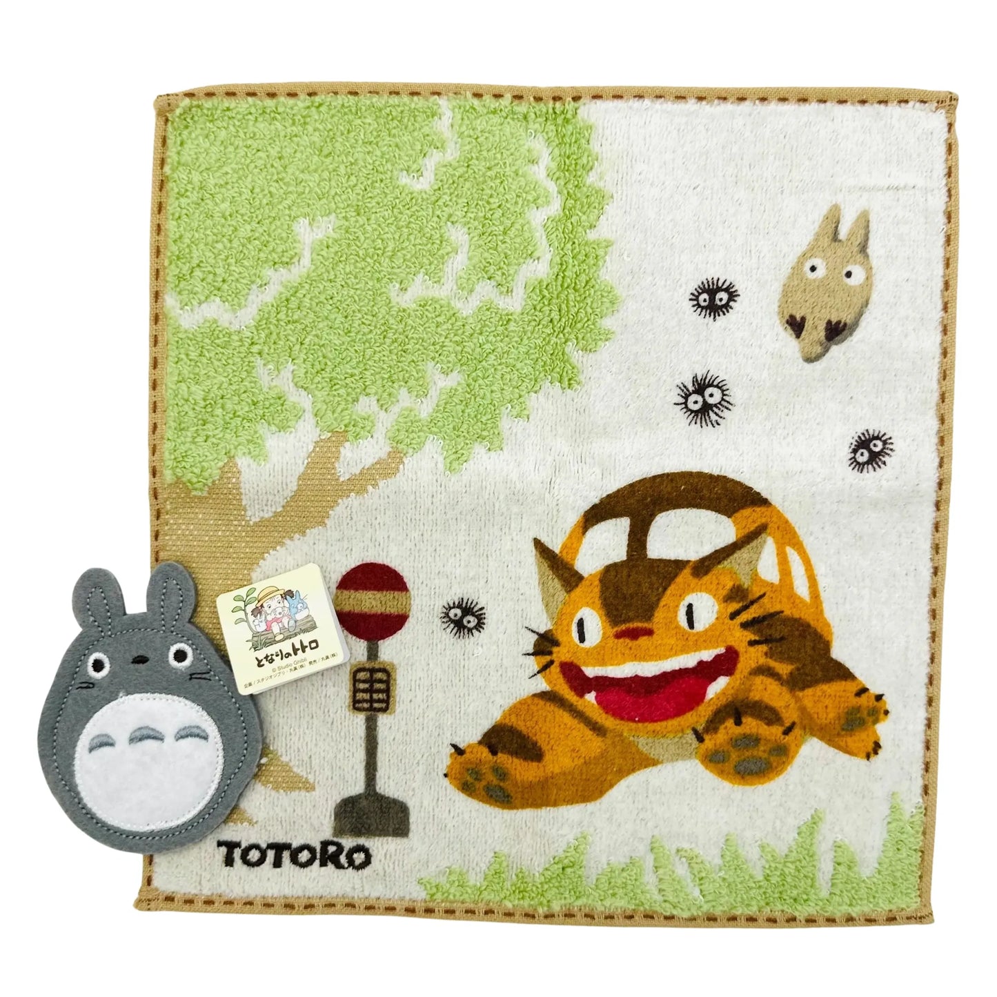 STUDIO GHIBLI: MY NEIGHBOR TOTORO - MARUSHIN MINI TOWEL (CATBUS STOP)